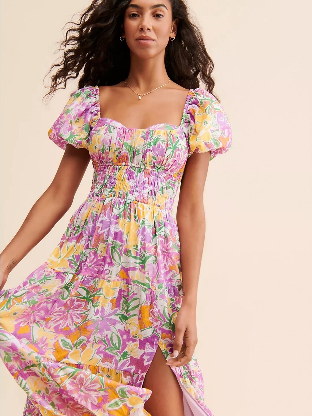 Anthropologie - ASTR the Label - Floral Florentina Maxi Dress